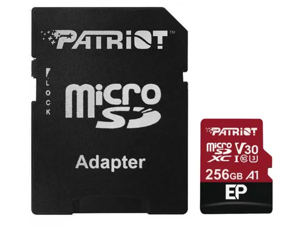 MEMORIA MICROSDXC PATRIOT EP V30 A1 256GB CLASS 10
