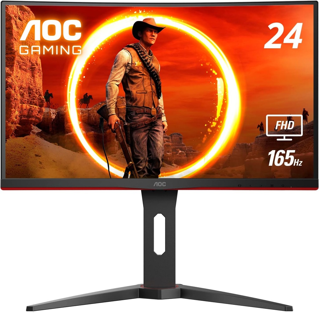 MONITOR AOC 24" CURVO C24G1A 165HZ 1MS