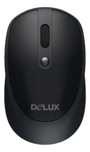 MOUSE DELUX M366 INALAMBRICO NEGRO