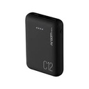 POWER BANK ARGOM 12000MAH C12 2USB/ NEGRO