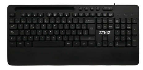 TECLADO STRIG K27 MULTIMEDIA USB NEGRO