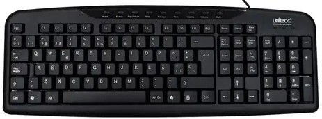 TECLADO UNITEC U-730 MULTIMEDIA USB 2.0