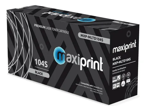 TONER MAXIPRINT 104S COMPATIBLE SAMSUNG BLACK 