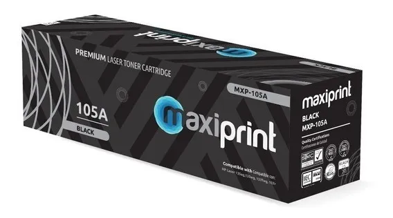 TONER MAXIPRINT W1105A/105A COMPATIBLE HP BLACK 