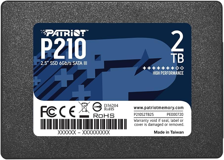 DD SSD 2.5" 2 TB PATRIOT SATA III