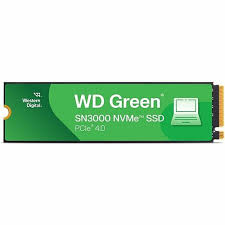 UNIDAD SSD M.2 500GB WD GREEN SN3000 PCIE GEN4X4 WDS500G4G0E