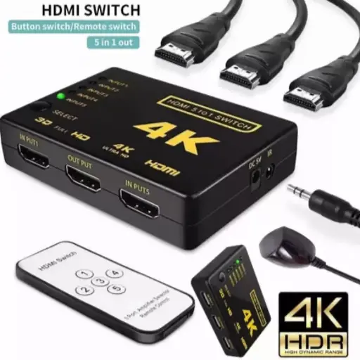 [00753] SWITCH HDMI AON AO-AD-2002 5 EN 1 CONTROL