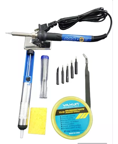 [01384] KIT CAUTIN SOLDADOR ESTAÑO, EXTRATOR DE FLUX Y PASTA