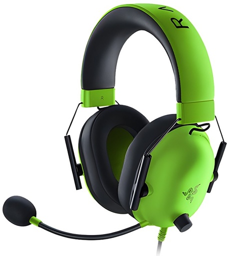 [00115] AUDIFONO CON MICROFONO GAMING RAZER BLACKSHARK V2 X  / 3.5MM MULTIPLATAFORMA VERDE / NEGRO 