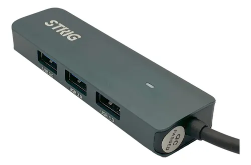 [01292] HUB STRIG USB 3.0 3 PUERTOS USB + RJ45 GIGABIT BS-LH04