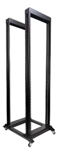 [01255] RACK DE PISO ABIERTO 42U STRIG 19" 4 POSTES / CON RUEDA