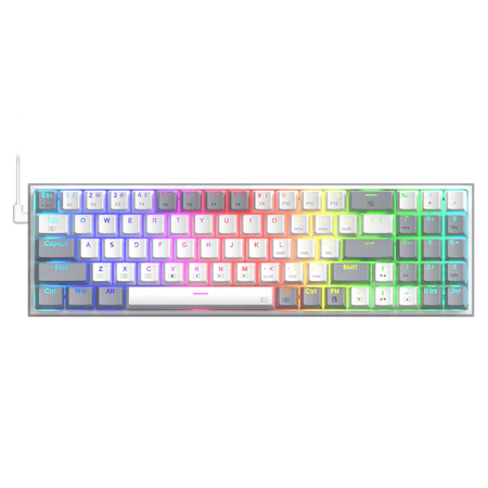 [00240] TECLADO MECANICO REDRAGON POLLUX K628WG-RGB 75%  TECLAS INTERCAMBIABLES 