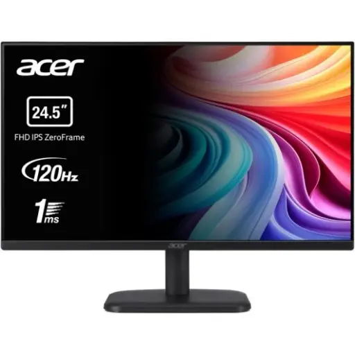 [00961] MONITOR ACER 24.5" EK251Q EBI IPS PLANO 100HZ  HDMI / VGA NEGRO