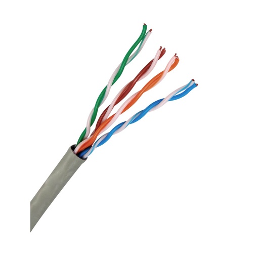 [00803] CABLE UTP X METRO CAT 5E HIKVISION 100% DS-1LN5E-E/E GRIS