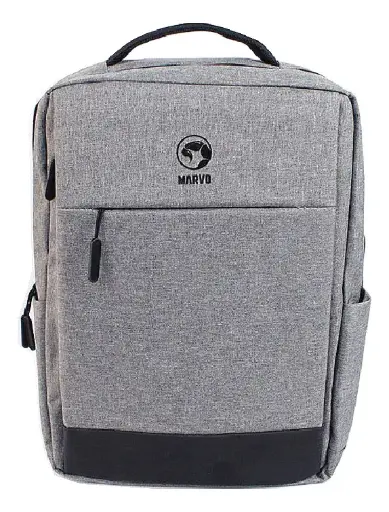 [00699] MORRAL PARA LAPTOP MARVO BA-03 15.6" GRIS  IMPERMEABLE 