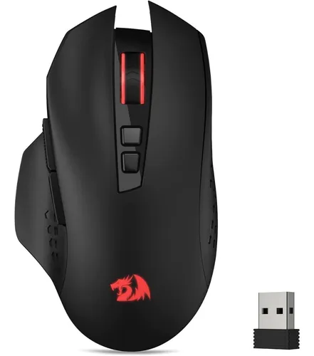 [00630] MOUSE GAMER REDRAGON GANIER M656 4000 DPI INALAMBRICO NEGRO 