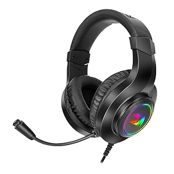 [00618] AUDIFONO CON MICROFONO GAMING REDRAGON HYLAS H260RGB  3.5MM MULTIPLATAFORMA NEGRO 