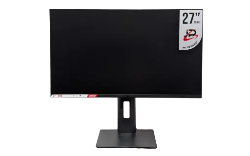 [00285] MONITOR JEMIP 27" BLIZZARD 165HZ 1MS SEMI-CURVO IPS 1440P RGB AUDIO NEGRO JP-165B272K 