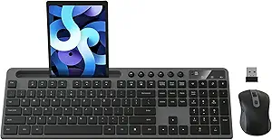[01422] COMBO TECLADO Y MOUSE MARVO KC411 SP BK MULTIMEDIA ESPAÑOL USB NEGRO BATERIAS NO INCLUIDA 