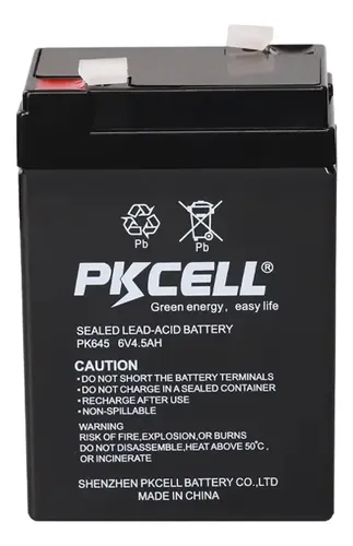[01444] BATERIA PKCELL 6V-4.5AH AGM 
