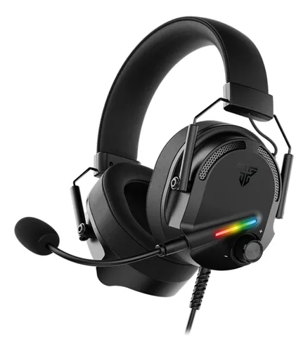 [01466] AUDIFONO CON MICROFONO GAMING FANTECH HG26 ALTO 7.1 RGB USB NEGRO