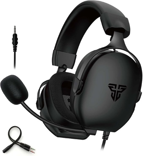 [01468] AUDIFONO CON MICROFONO GAMING FANTECH MH92 BK CARBON 3.5MM MUTIPLATAFORMA NEGRO