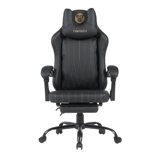 [01473] SILLA GAMING FANTECH GC193 BK NEGRO CAPACIDAD 130KG CON REPOSAPIERNAS AJUSTABLE