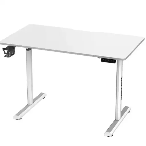 [01474] MESA GAMING FANTECH WS311 110 X 60 CM CON MOTOR DE ELEVACION CARGA 60KG PEARL BLANCA