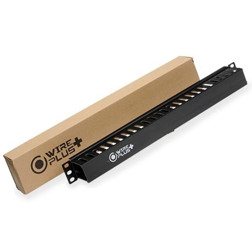 [01518] ORGANIZADOR DE CABLES PARA RACK 1U 24 RANURAS WIREPLUS+