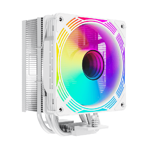 [01532] CPU AIR COOLER GAMEMAX ICE FORCE ARGB 4 PINES AMD & INTEL BLANCO