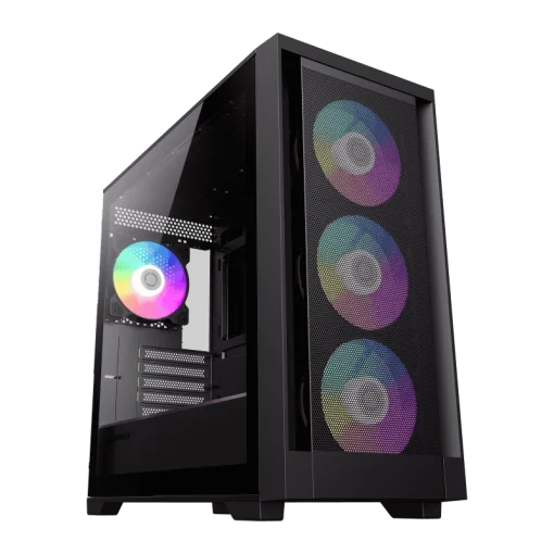 [01542] CASE GAMEMAX GAMING DEFENDER MB ATX 4XFAN ARGB NEGRO 