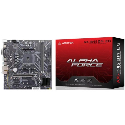 [01562] TARJETA MADRE ARKTEK B450M EG VI M-ATX AM4 2XDDR4