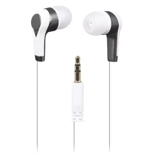 [01714] AUDIFONO MANOS LIBRES CON REDUCCIÓN DE RUIDO ROCKBUDS HS7003 WT 3.5MM BLANCO