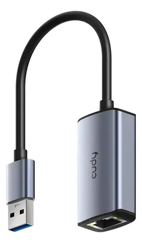 [01752] ADAPTADOR USB A RJ45 CUDY UE10A GIGABIT 10/100/1000 