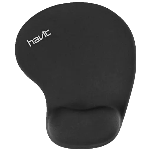 [01764] MOUSE PAD HAVIT HV-MP802 ERGONOMICO CON GEL NEGRO