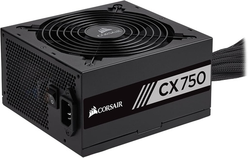 [01767] FUENTE DE PODER 750W CORSAIR CX750 CERTIFICADA 80+ BRONZE NEGRA