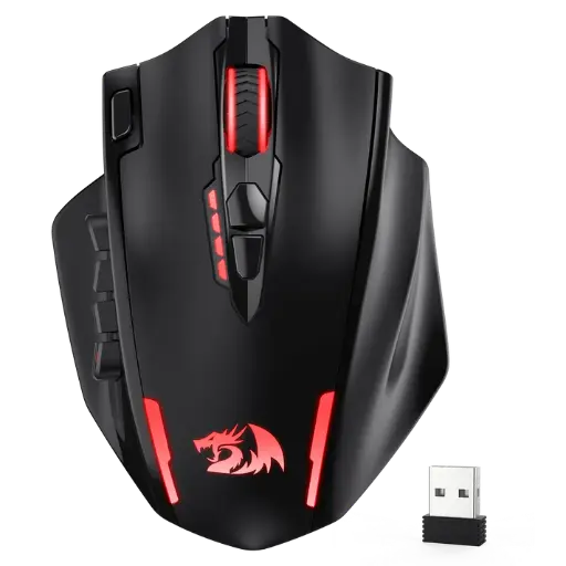 [01771] MOUSE GAMER REDRAGON IMPACT ELITE M913 26.000 DPI RGB USB NEGRO