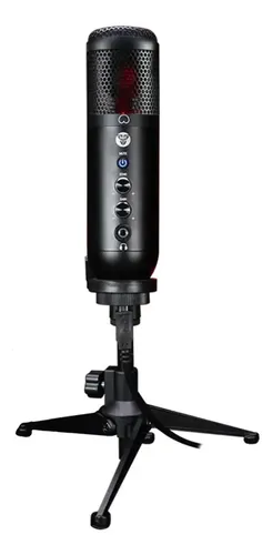 [01843] MICROFONO STREAMING FANTECH LEVIOSA AURA MCX01 BK USB NEGRO 