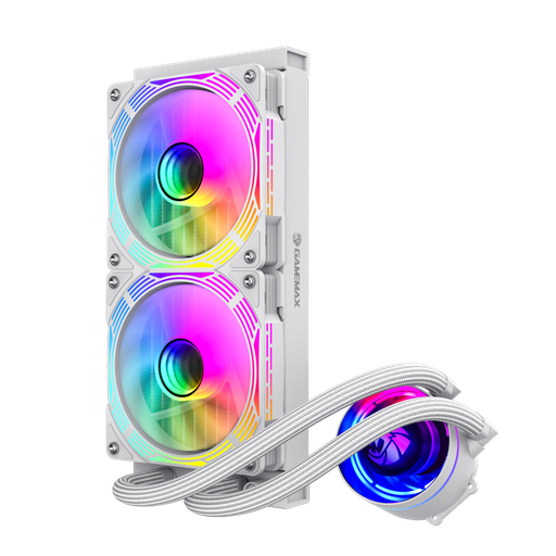 [01970] REFRIGERACION LIQUIDA GAMEMAX ICECHILL 240V WH TDP 250W BLANCA ARGB
