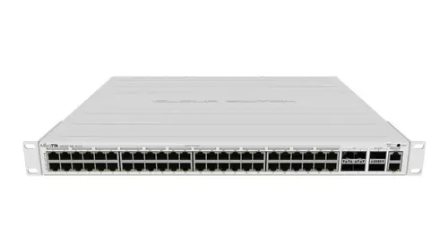 [01992] SWITCH MIKROTIK CRS354-48P-4S+2Q+RM 48 PUERTOS GIGABIT POE+ CON 4 PUERTOS SFP+ Y 2 PUERTOS QSFP+  RACK 700W