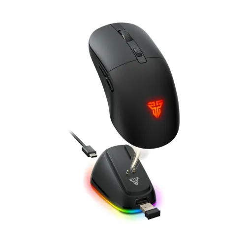 [02001] MOUSE GAMER FANTECH KANATA WG9RD BK RGB 12.000 DPI INALAMBRICO NEGRO