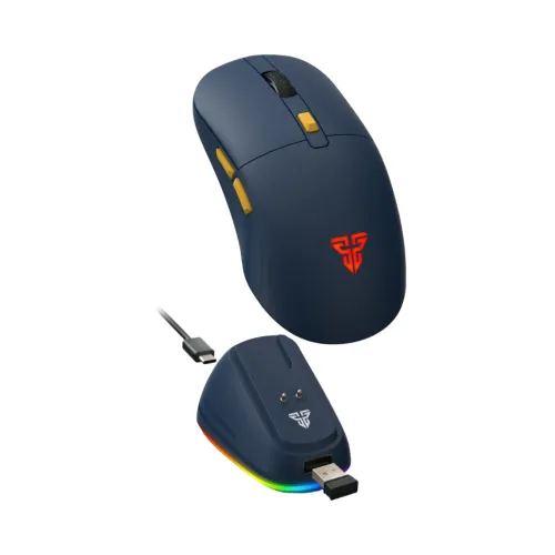 [02003] MOUSE GAMER FANTECH KANATA WG9RD BL RGB 12000 DPI INALAMBRICO AZUL
