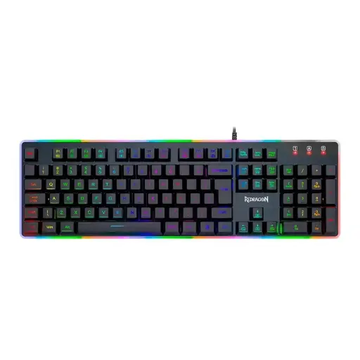 [02031] TECLADO MEMBRANA REDRAGON DYAUS 2 K509RGB-SP 100% ESPAÑOL NEGRO 