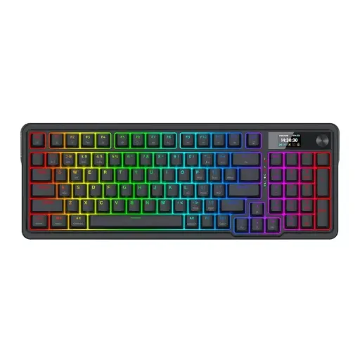 [02038] TECLADO MECANICO REDRAGON EISA K686BG-RGB-M 100% TRI-MODO ESPAÑOL BLANCO 