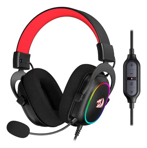 [02044] AUDIFONO CON MICROFONO GAMING REDRAGON ZEUS X H510-RGB USB 7.1 NEGRO