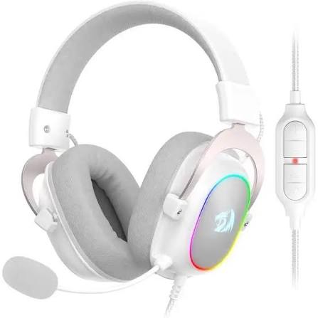 [02045] AUDIFONO CON MICROFONO GAMING REDRAGON ZEUS X H510W-RGB USB 7.1 BLANCO