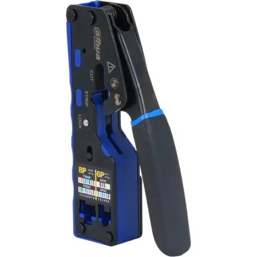 [02055] CRIMPEADORA PASSTHROUGH EZ DAHUA DH-PFM914  CAT7/6A/6/5E/5 CON CORTADOR