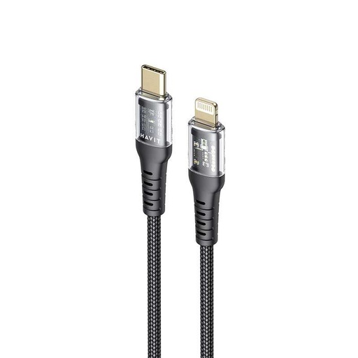 [02077] CABLE USB-C A LIGHTNING HAVIT CB6241