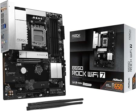 [01285] TARJETA MADRE ASROCK B850M ROCK WIFI R2.0 M-ATX AM5 2XDDR5