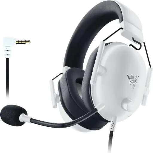 [01368] AUDIFONO CON MICROFONO GAMING RAZER BLACKSHARK V2 X 3.5MM MULTIPLATAFORMA BLANCO